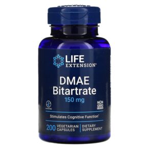 Thực phẩm chức năng Life Extension DMAE Bitartrate 150 mg 200 Vegetarian Capsules 737870154020