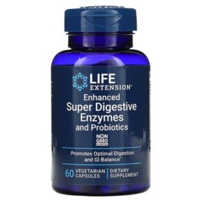 Thực phẩm chức năng Life Extension Enhanced Super Digestive Enzymes and Probiotics 60 Vegetarian Capsules 737870202264