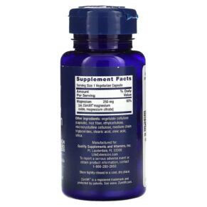 Thực phẩm bổ sung Life Extension Extend-Release Magnesium 60 Vegetarian Capsules 737870210764