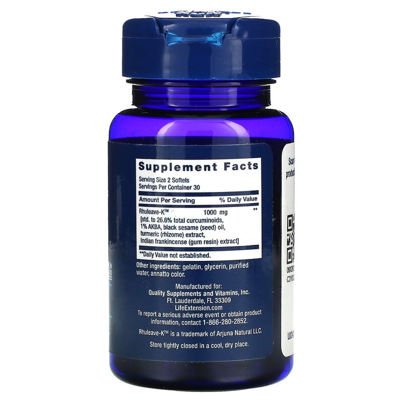 Life Extension Fast Acting Relief 60 Softgels 2 Thực phẩm bổ sung Life Extension Fast Acting Relief 60 Softgels 737870243069