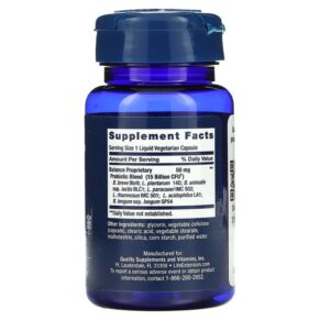 Thực phẩm bổ sung Life Extension FLORASSIST Balance 30 Liquid Vegetarian Capsules 737870182535