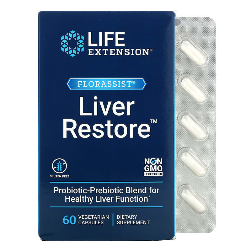 Life Extension FLORASSIST Liver Restore 60 Vegetarian Capsules 8 Thực phẩm chức năng Life Extension FLORASSIST Liver Restore 60 Vegetarian Capsules 737870240266