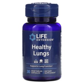 Thực phẩm chức năng Life Extension Healthy Lungs 30 Vegetarian Capsules 737870251231