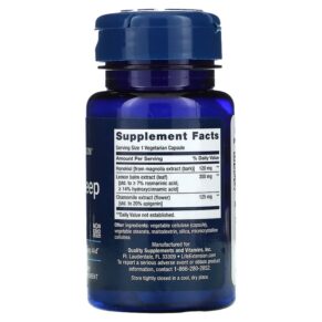 Thực phẩm bổ sung Life Extension Herbal Sleep PM 30 Vegetarian Capsules 737870230830