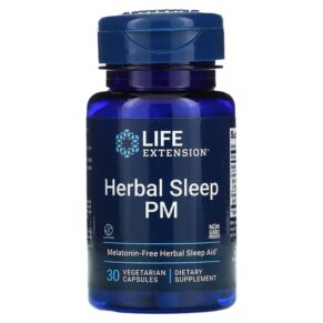 Thực phẩm chức năng Life Extension Herbal Sleep PM 30 Vegetarian Capsules 737870230830