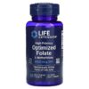 Thực phẩm chức năng Life Extension High Potency Optimized Folate 8.500 mcg DFE 30 Vegetarian Tablets 737870191339