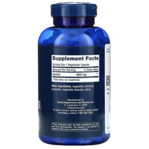 Thực phẩm bổ sung Life Extension Inositol Caps 1.000 mg 360 Vegetarian Capsules 737870167433