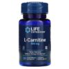 Thực phẩm chức năng Life Extension L-Carnitine 500 mg 30 Vegetarian Capsules 737870153238