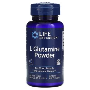 Thực phẩm chức năng Life Extension L-Glutamine Powder 3.53 oz (100 g) 737870141105