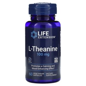 Thực phẩm chức năng Life Extension L-Theanine 100 mg 60 Vegetarian Capsules 737870168362