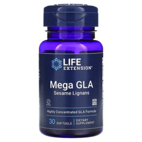 Thực phẩm chức năng Life Extension Mega GLA Sesame Lignans 30 Softgels 737870221838