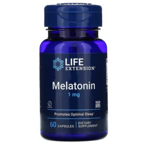 Thực phẩm chức năng Life Extension Melatonin 1 mg 60 Capsules 737870329060
