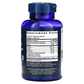 Thực phẩm bổ sung Life Extension Mitochondrial Energy Optimizer with PQQ 120 Vegetarian Capsules 737870186816