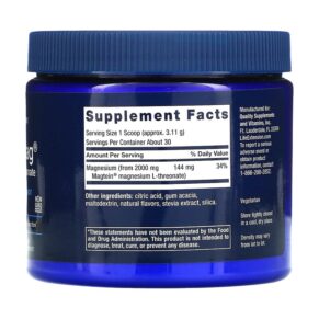 Thực phẩm bổ sung Life Extension Neuro-Mag Magnesium L-Threonate Tropical Punch 3.293 oz (93.35 g) 737870203292