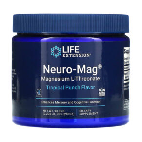 Thực phẩm chức năng Life Extension Neuro-Mag Magnesium L-Threonate Tropical Punch 3.293 oz (93.35 g) 737870203292