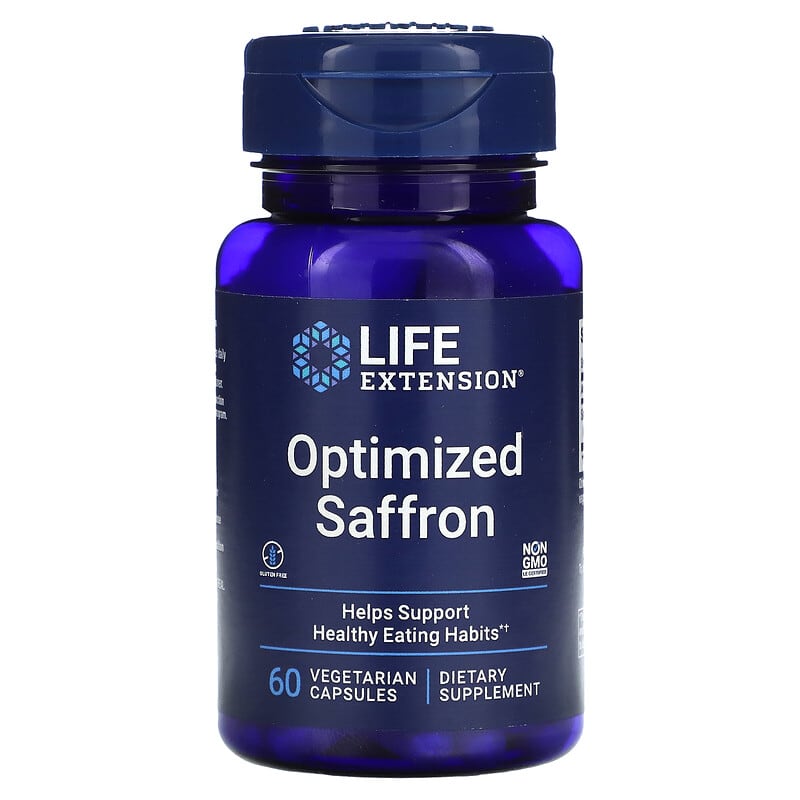 Life Extension Optimized Saffron 60 Vegetarian Capsules 8 Thực phẩm chức năng Life Extension Optimized Saffron 60 Vegetarian Capsules 737870143260