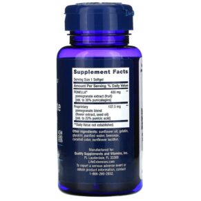 Thực phẩm bổ sung Life Extension Pomegranate Complete 30 Softgels 737870195337
