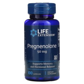 Thực phẩm chức năng Life Extension Pregnenolone 50 mg 100 Capsules 737870302100