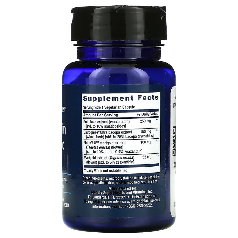 Life Extension Quick Brain Nootropic 30 Vegetarian Capsules 2 Thực phẩm bổ sung Life Extension Quick Brain Nootropic 30 Vegetarian Capsules 737870240631