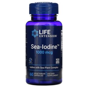 Thực phẩm chức năng Life Extension Sea-Iodine 1.000 mcg 60 Vegetarian Capsules 737870174066