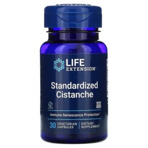 Thực phẩm chức năng Life Extension Standardized Cistanche 30 Vegetarian Capsules 737870190639