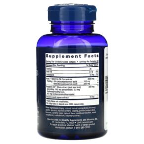 Thực phẩm bổ sung Life Extension Super Omega-3 EPA/DHA Fish Oil Sesame Lignans & Olive Extract 60 Enteric Coated Softgels 737870198567