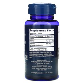 Thực phẩm bổ sung Life Extension Super Ubiquinol CoQ10 100 mg 60 Softgels 737870192961