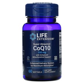 Thực phẩm chức năng Life Extension Super Ubiquinol CoQ10 with Enhanced Mitochondrial Support 100 mg 60 Softgels 737870142669