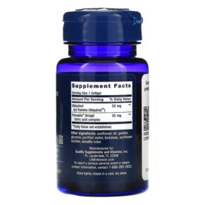 Thực phẩm bổ sung Life Extension Super Ubiquinol CoQ10 with Enhanced Mitochondrial Support 50 mg 100 Softgels 737870142515