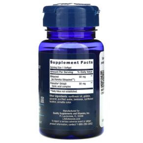 Thực phẩm bổ sung Life Extension Super Ubiquinol CoQ10 with Enhanced Mitochondrial Support 50 mg 30 Softgels 737870142737