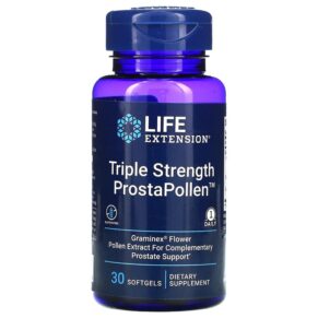 Thực phẩm chức năng Life Extension Triple Strength ProstaPollen 30 Softgels 737870190936