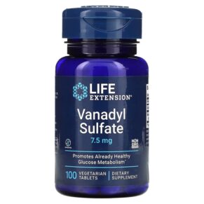 Thực phẩm chức năng Life Extension Vanadyl Sulfate 7.5 mg 100 Vegetarian Tablets 737870213109