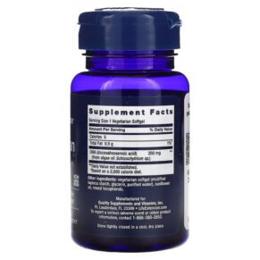 Thực phẩm bổ sung Life Extension Vegetarian DHA 30 Vegetarian Softgels 737870164036