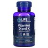 Thực phẩm chức năng Life Extension Vitamins D and K with Sea-Iodine 60 Capsules 737870204060