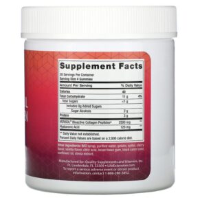 Thực phẩm bổ sung Life Extension Youthful Collagen Cherry 80 Gummies 737870230403