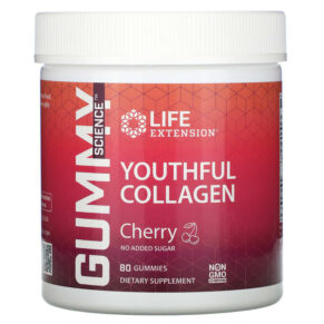 Thực phẩm chức năng Life Extension Youthful Collagen Cherry 80 Gummies 737870230403