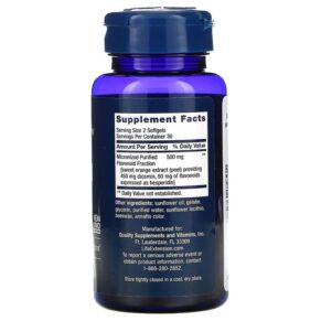 Thực phẩm bổ sung Life Extension Youthful Legs 60 Softgels 737870225263