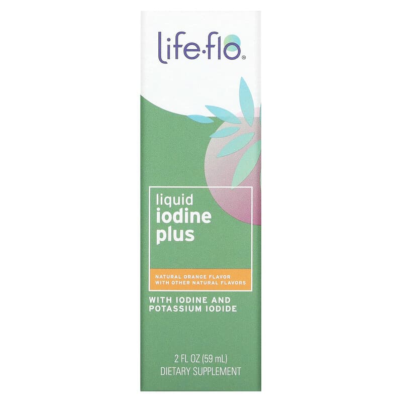 Life-flo Liquid Iodine Plus Natural Orange 2 fl oz (59 ml) 8 Thực phẩm chức năng Life-flo Liquid Iodine Plus Natural Orange 2 fl oz (59 ml) 645951282213