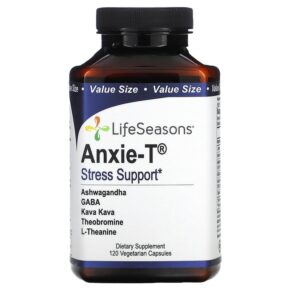 Thực phẩm chức năng LifeSeasons Anxie-T Stress Support 120 Vegetarian Capsules 853760002506