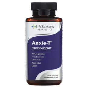 Thực phẩm chức năng LifeSeasons Anxie-T Stress Support 60 Veg Capsules 853760002155