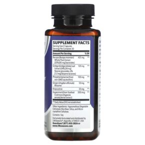 Thực phẩm bổ sung LifeSeasons Clari-T Cognitive Support 60 Veg Capsules 853760002094