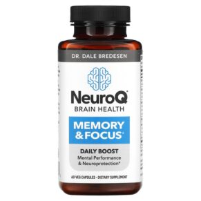 Thực phẩm chức năng LifeSeasons NeuroQ Brain Health 60 Veg Capsules 853760002834