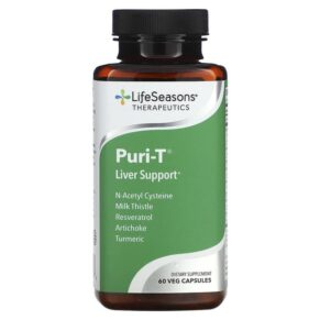 Thực phẩm chức năng LifeSeasons Puri-T Liver Support 60 Veg Capsules 853760002186