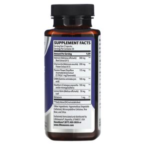 Thực phẩm bổ sung LifeSeasons Rest-ZZZ Sleep Support 60 Veg Capsules 853760002162