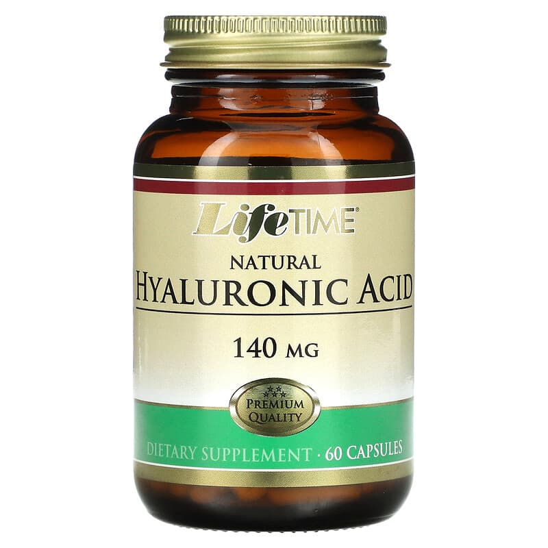 LifeTime Vitamins Natural Hyaluronic Acid 140 mg 60 Capsules 8 Thực phẩm chức năng LifeTime Vitamins Natural Hyaluronic Acid 140 mg 60 Capsules 053232290176