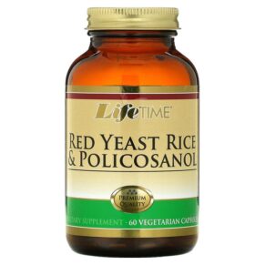 Thực phẩm chức năng LifeTime Vitamins Red Yeast Rice & Policosanol 60 Vegetarian Capsules 053232290114