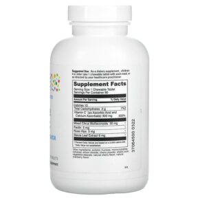 Little DaVinci Chewable Vitamin C Natural Cherry 90 Tablets 3 Thực phẩm bổ sung Little DaVinci Chewable Vitamin C Natural Cherry 90 Tablets 026664014061