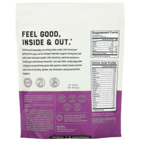 Thực phẩm bổ sung Live Conscious Collagen Peptides Unflavored 16 oz (454 g) 850008273193