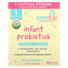Thực phẩm chức năng LoveBug Probiotics Infant Probiotics 0-6 Months 1 Billion CFU 30 Single Stick Packs 0.05 oz (1.5 g) Each 861383000328