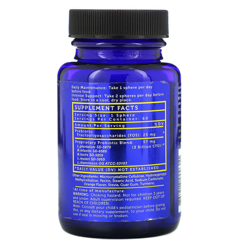 LoveBug Probiotics Kids Probiotics Little Ones 3 Billion CFU 60 Easy To Swallow Spheres 2 Thực phẩm bổ sung LoveBug Probiotics Kids Probiotics Little Ones 3 Billion CFU 60 Easy To Swallow Spheres 861383000311